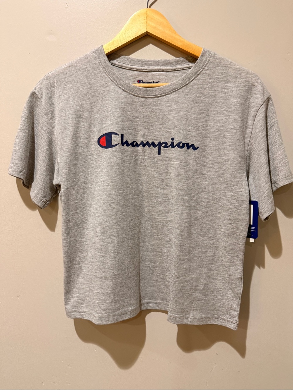 Champion Logo Oversized Shirt Lounge Athleisure Casual Y2K Summer Comfy Everyday
